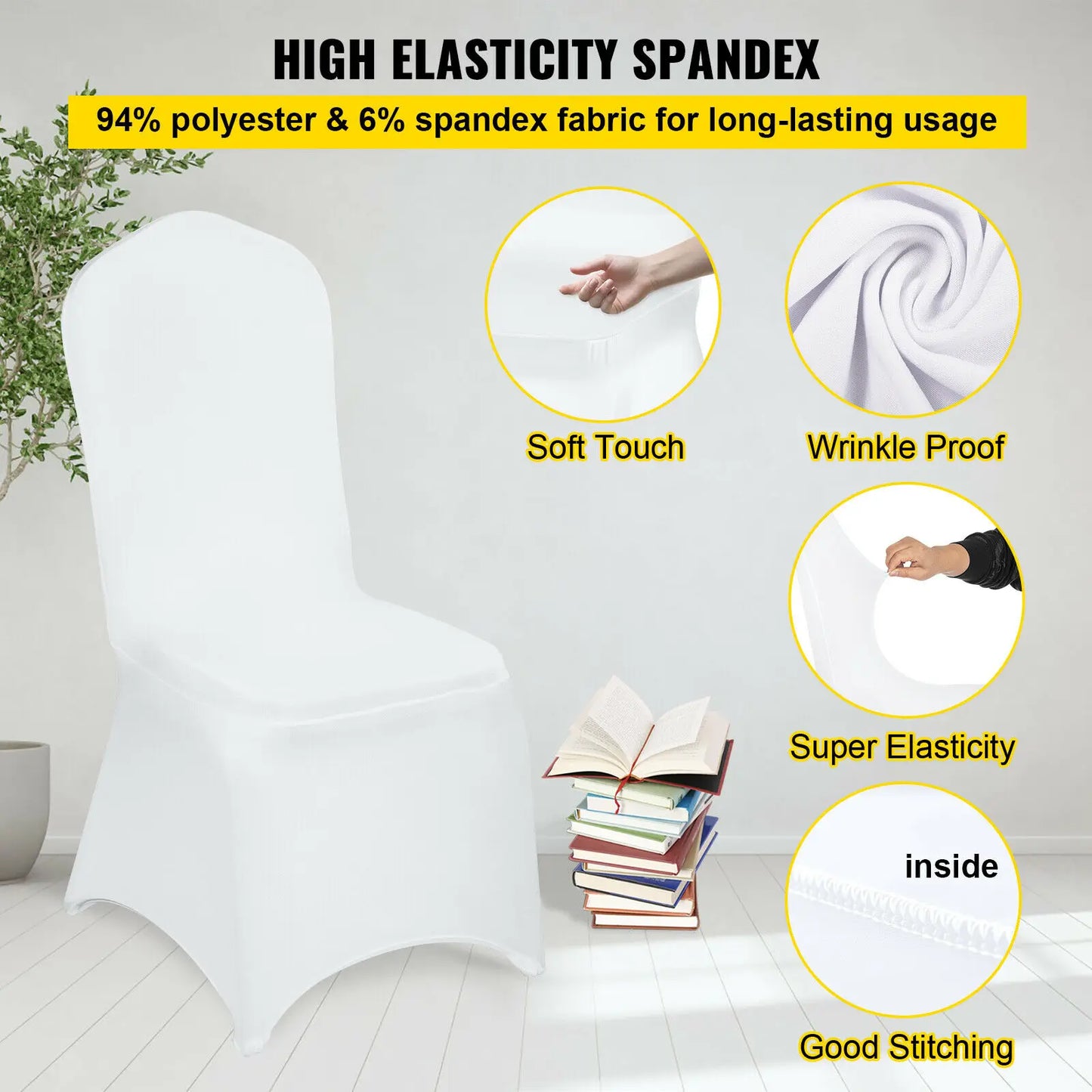 Spandex Wedding Chair Cover Set