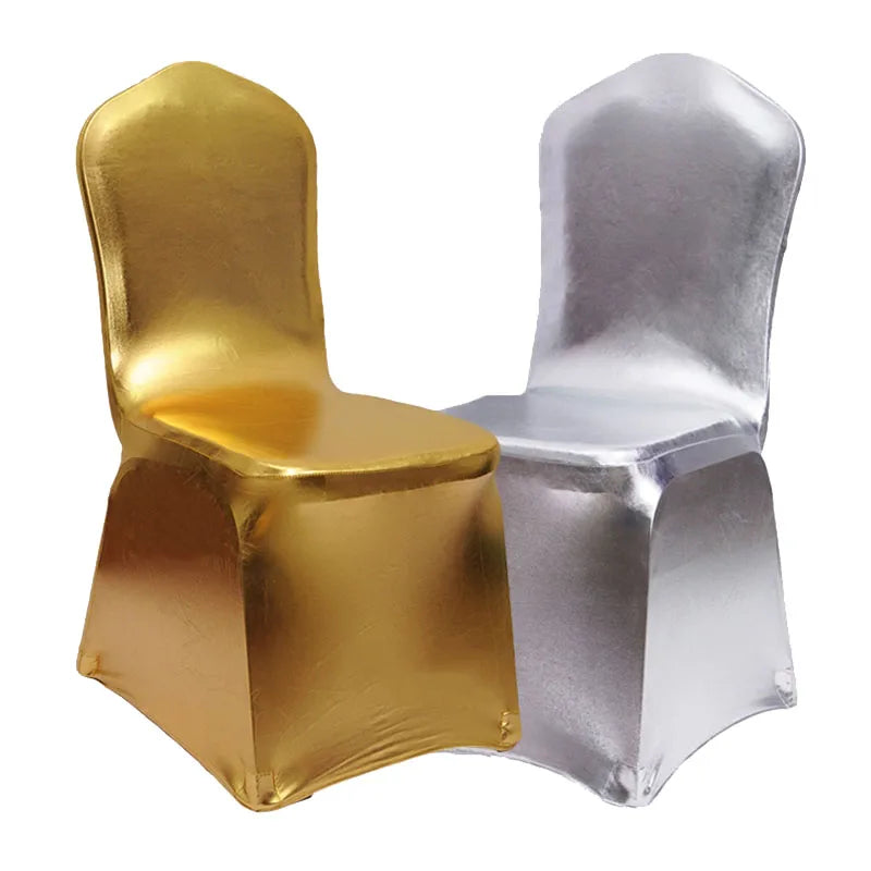 Metallic Spandex Chair Cover