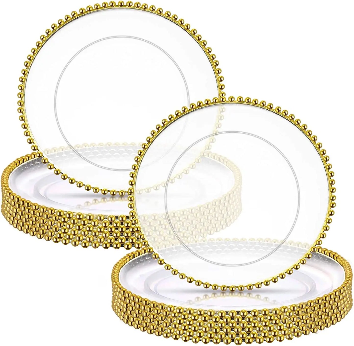 Beaded Charger Plate Set