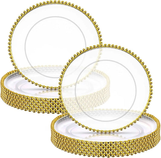 Beaded Charger Plate Set