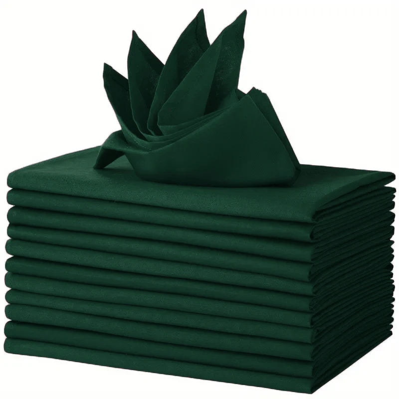 Christmas Solid Color Cloth Napkin Set