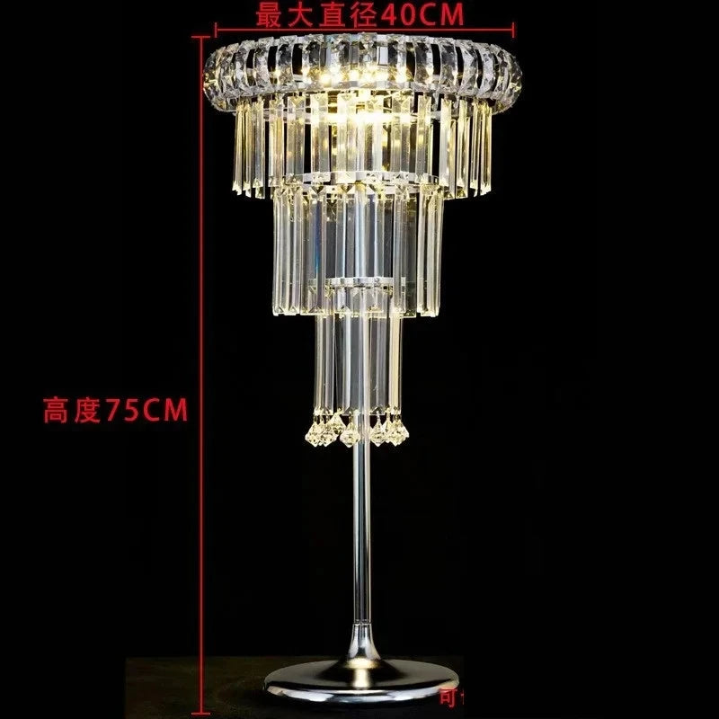 Illuminated Acrylic Vase Centerpiece Set