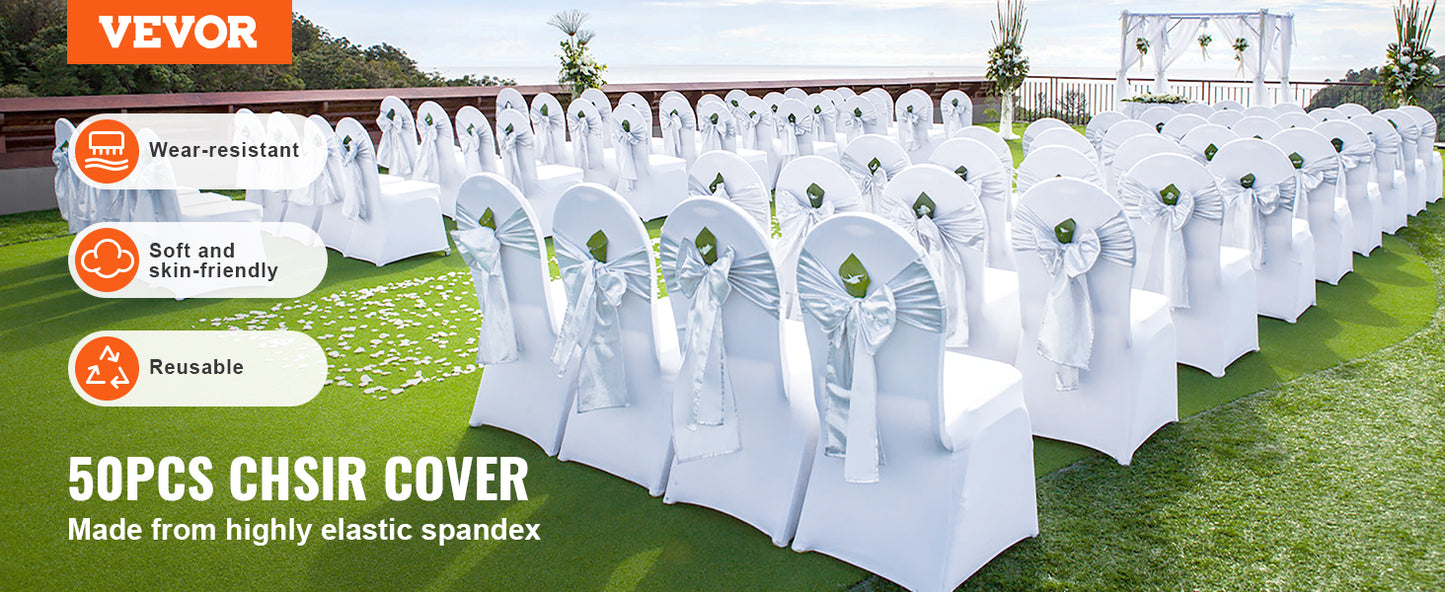 Spandex Wedding Chair Cover Set