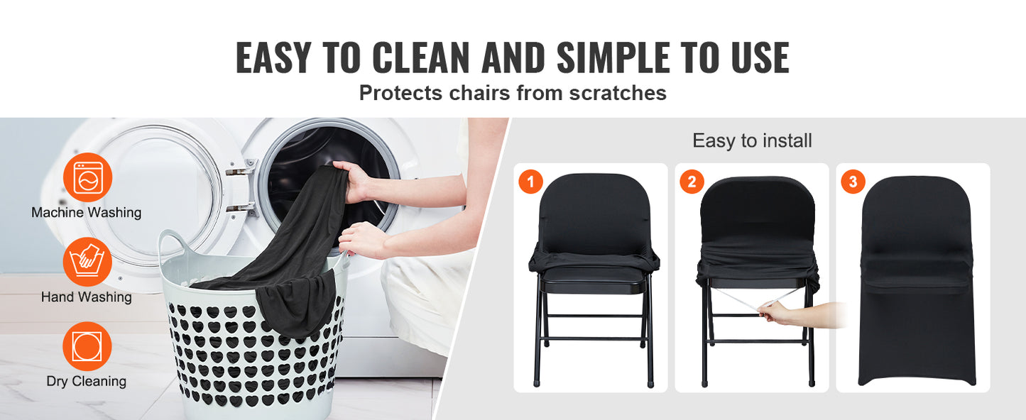 Stretch Spandex Chair Cover Set