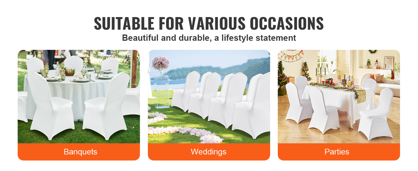 Spandex Wedding Chair Cover Set